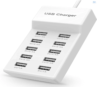 Kratos 10 Port USB Power Hub for Choice Collection Lamps (Each)