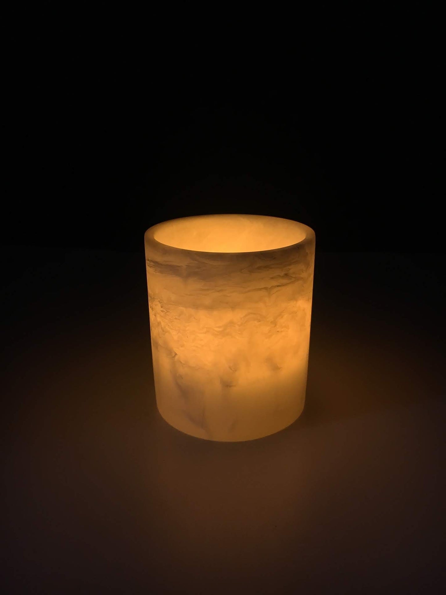 Textured Resin Candle Holder Case of 6