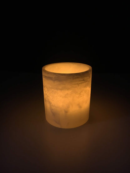 Textured Resin Candle Holder Case of 6